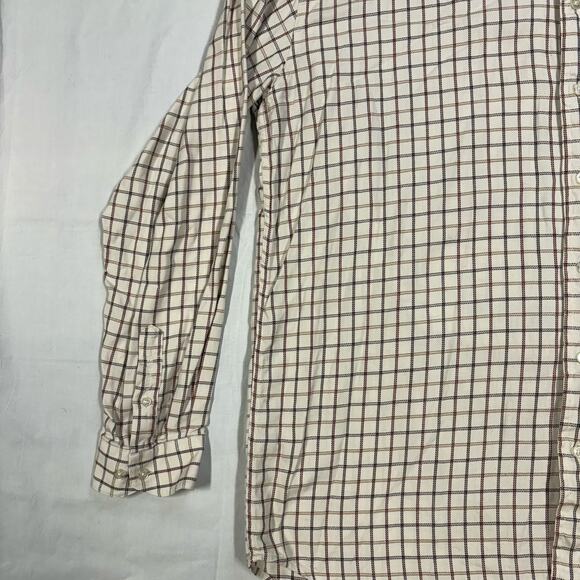 Stetson Western Button Down Shirt Men's XXL Brown Striped Vintage Cowboy Rancher - Picture 3 of 8